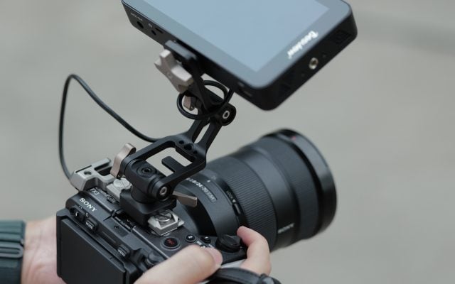 tilta extended pro monitor mount on camera cage