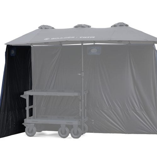 Sunshade for Boulder Camera Cart Extended Umbrella (2 Panel) - Black (Open Box)