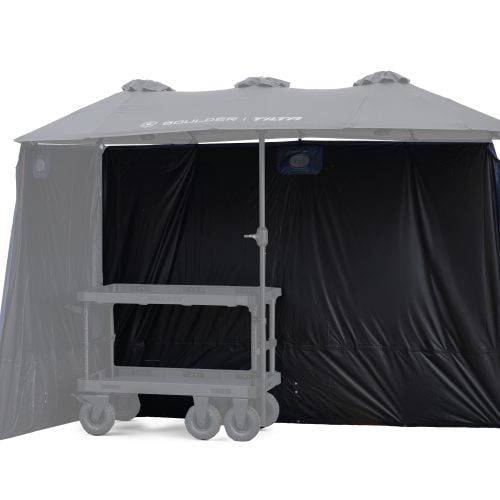 Sunshade for Boulder Camera Cart Extended Umbrella - Black