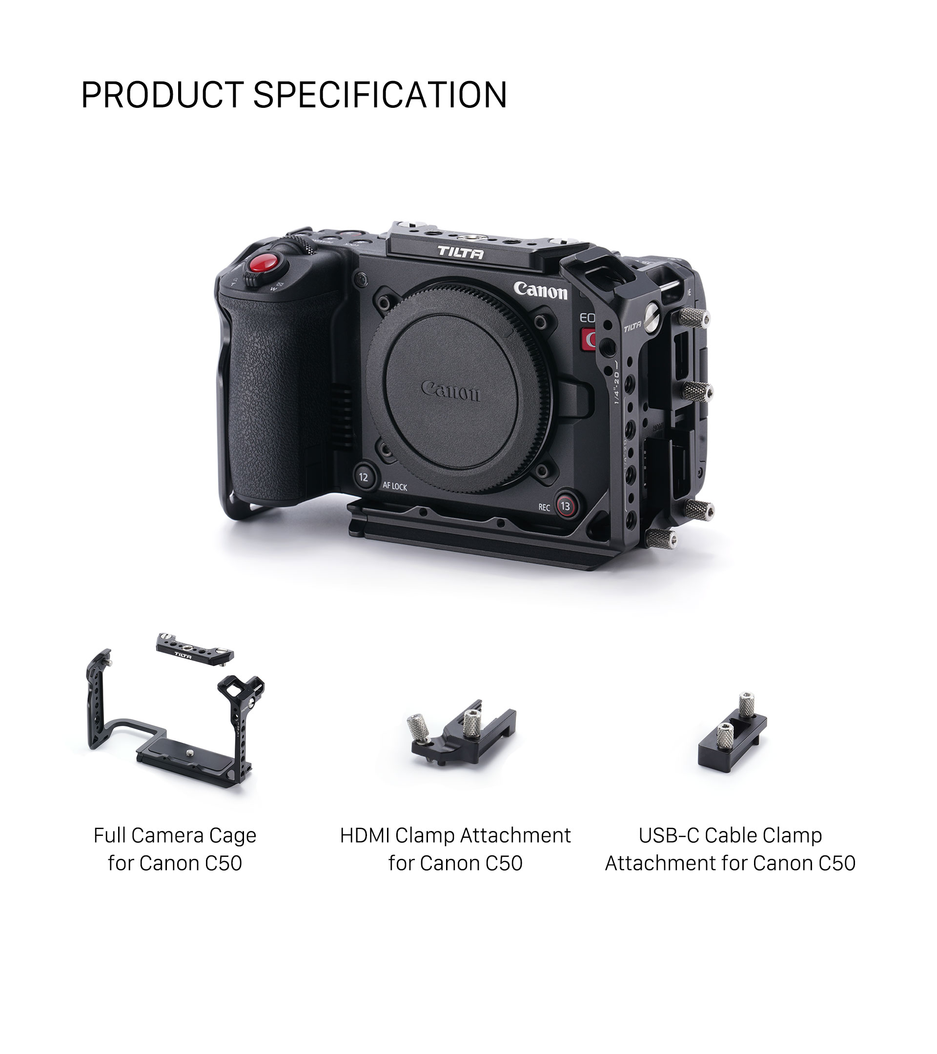 Canon C50 cage detay görseli 7