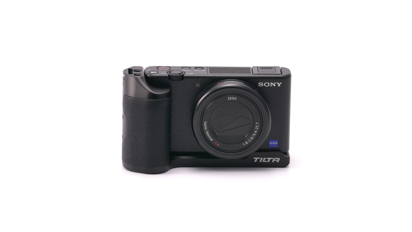 Mounting Baseplate with Grip for Sony ZV-1/ZV-1F /ZV-1M2- Black