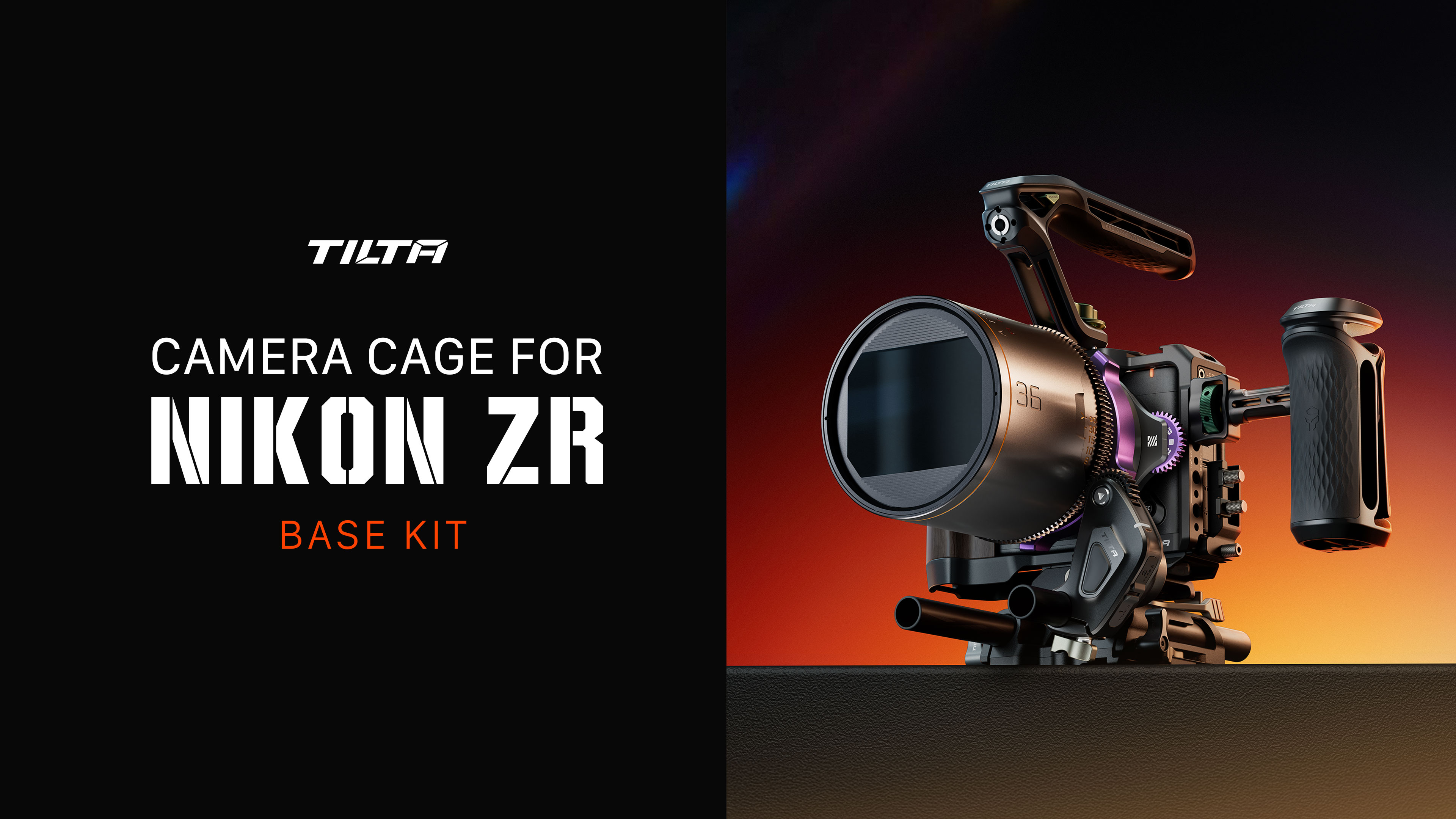 Camera Cage for Nikon ZR Base Kit - Black | Tilta