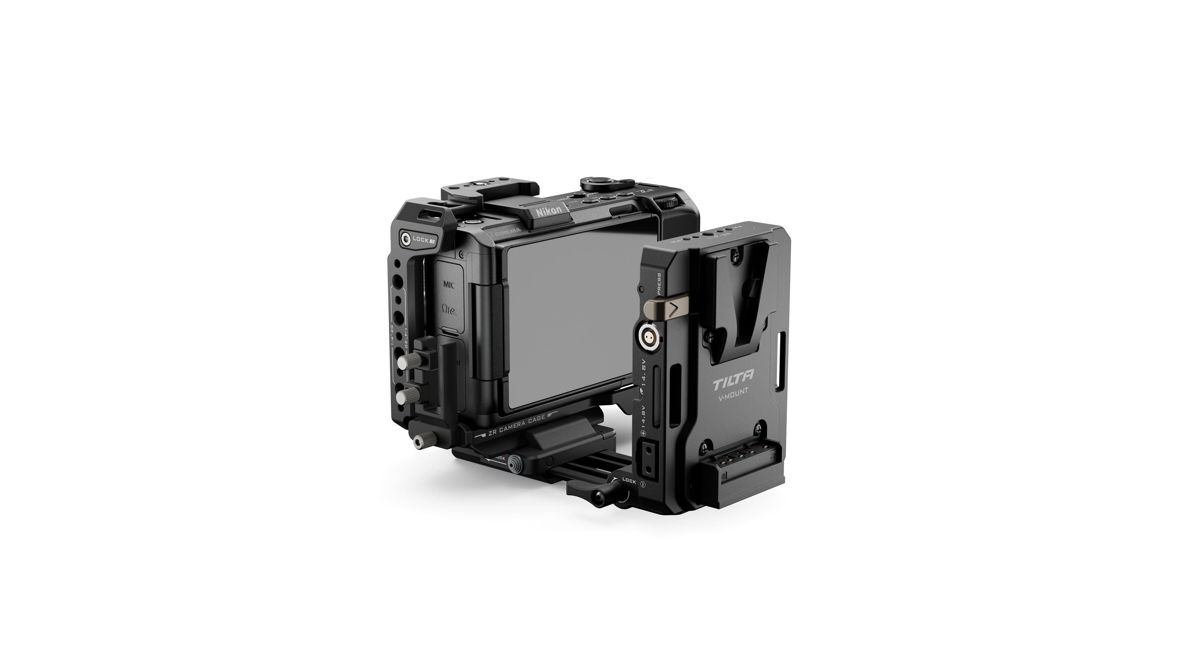 Camera Cage for Nikon ZR Power Kit - Black | Tilta