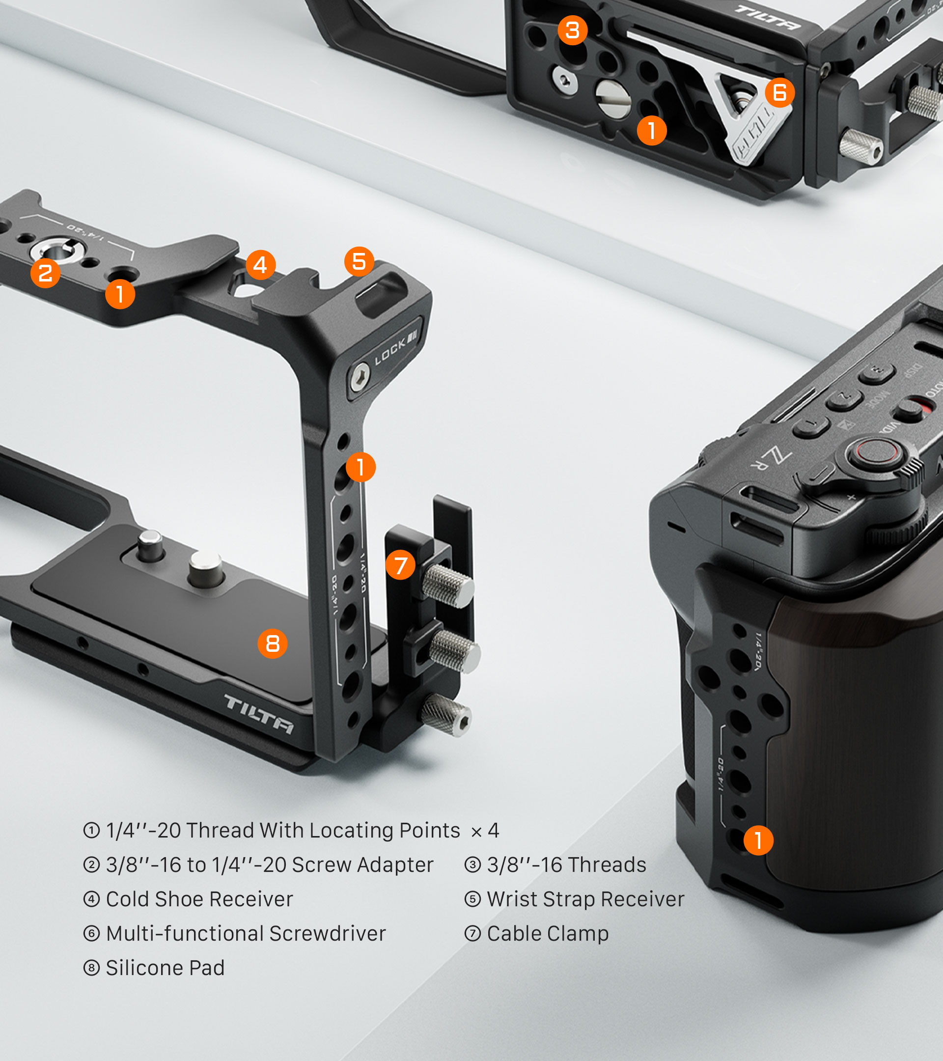 Full Camera Cage for Nikon ZR - Black | Tilta