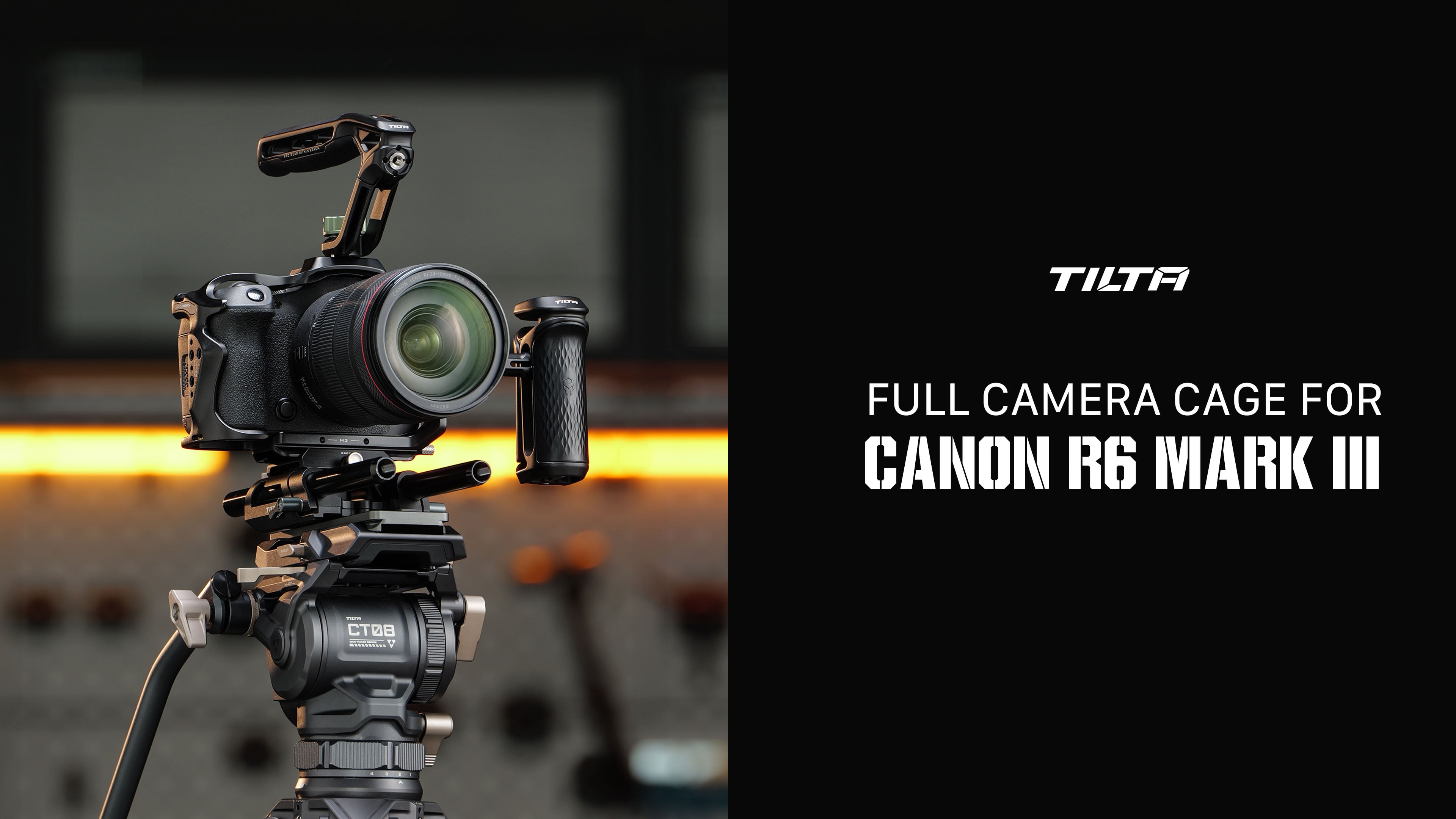 Full Camera Cage for Canon R6 Mark III - Black