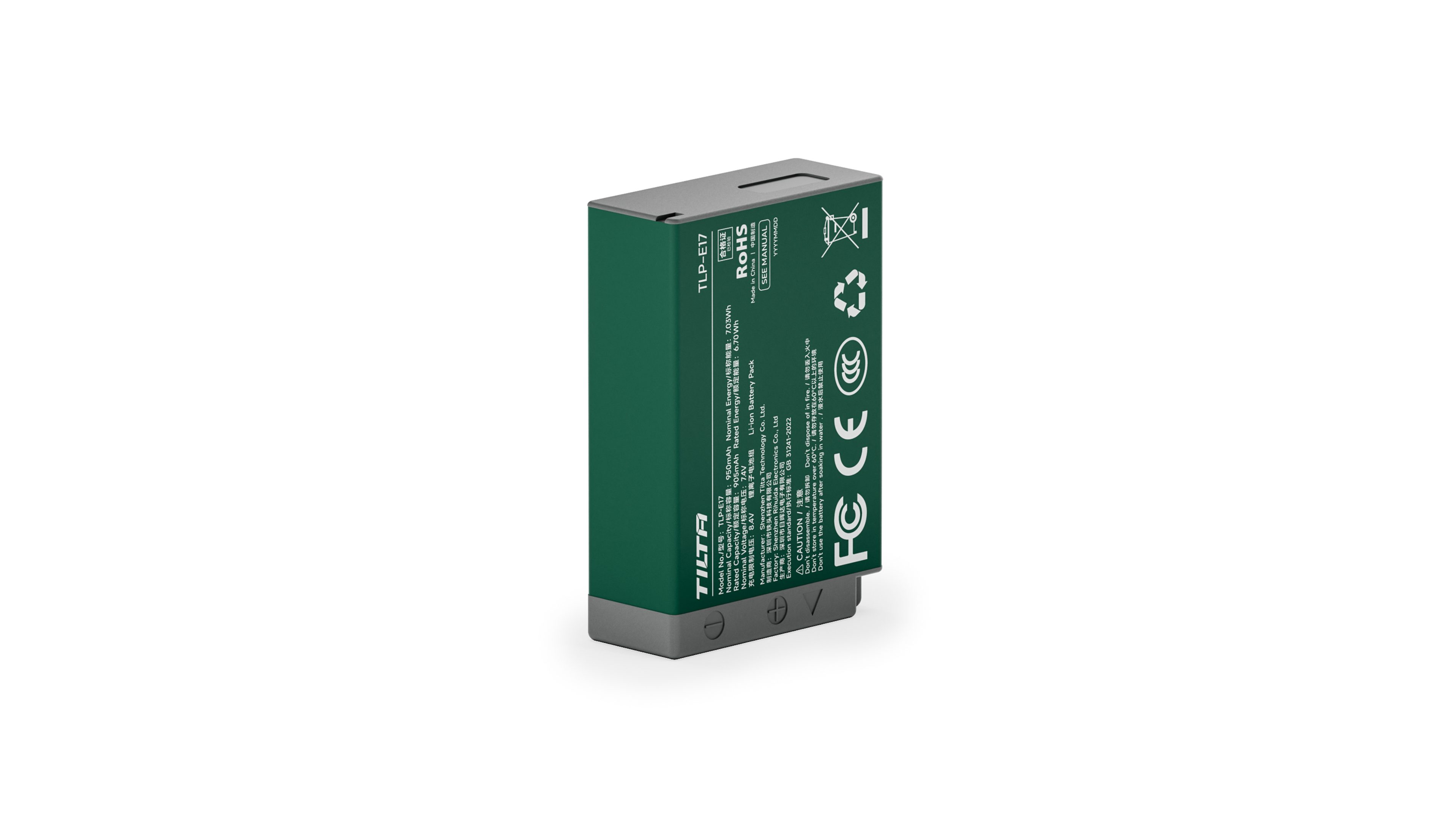 エピカ 20A Tilta LP-E17 Battery with USB-C Input (950mAh) | Tilta