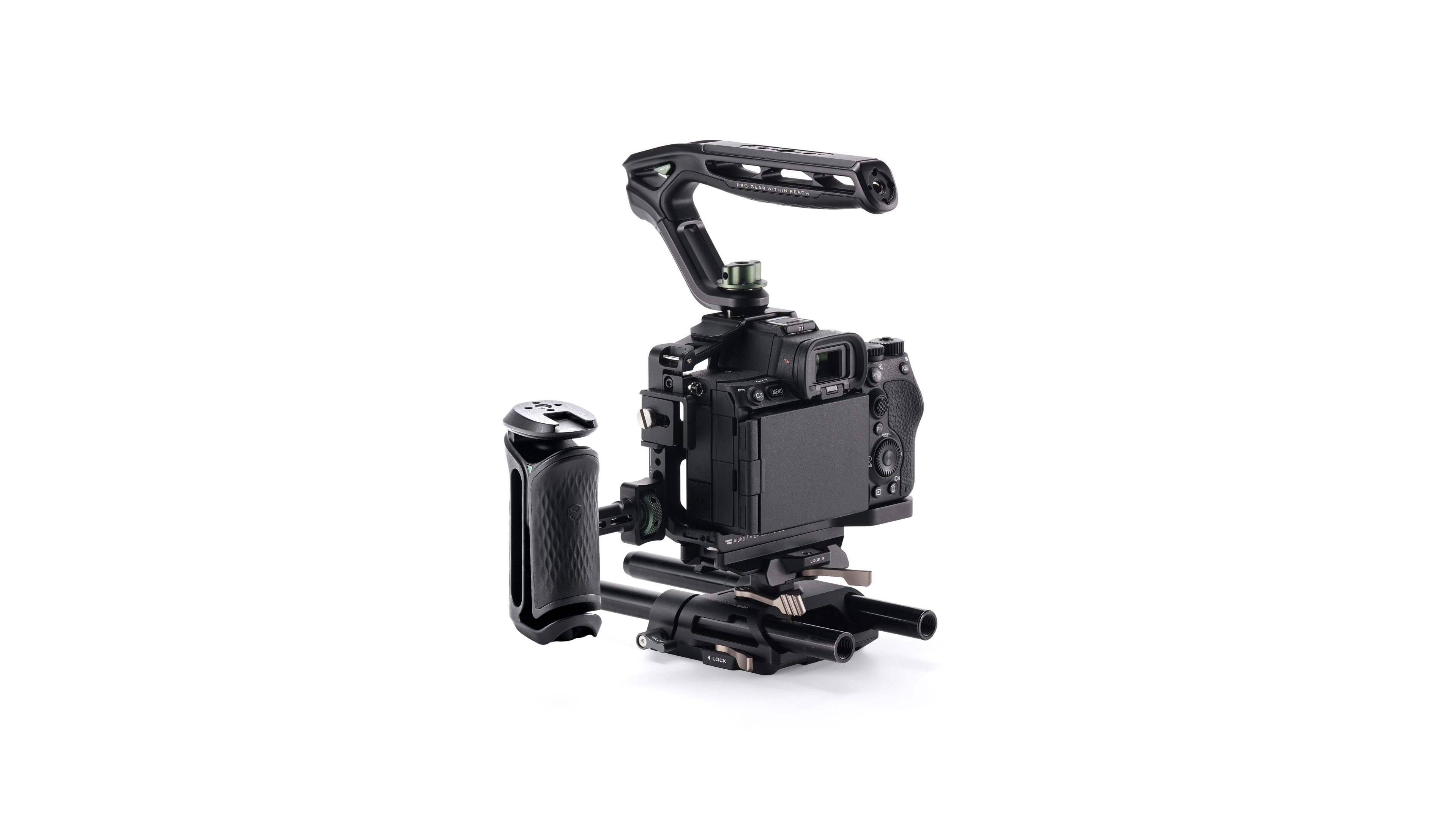 Camera Cage for Sony Alpha 7 V Pro Kit - Black (a7V, a7IV, and a7R