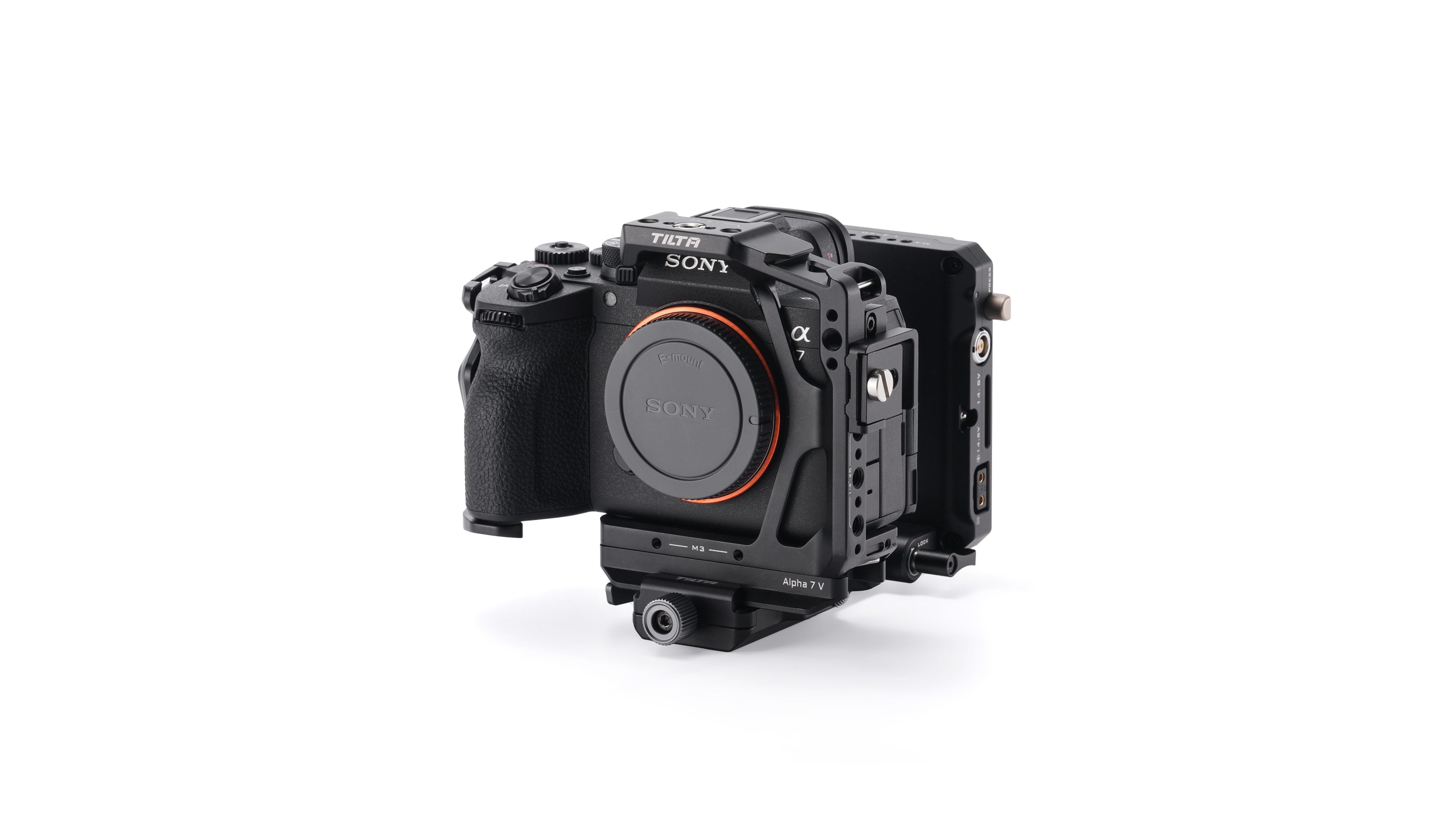Camera Cage for Sony Alpha 7 V Power Kit - Black (a7V, a7IV, and