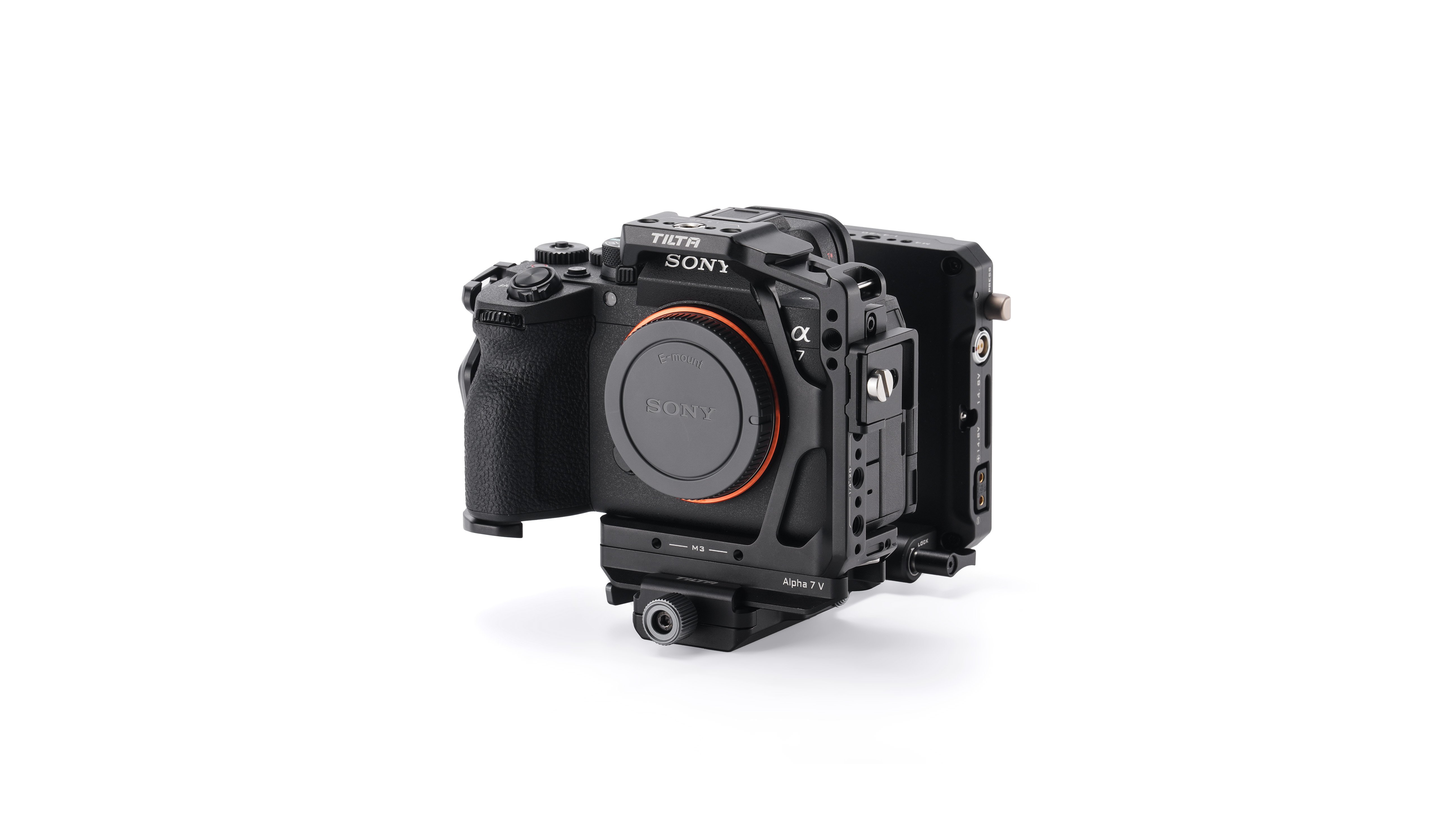 Camera Cage for Sony Alpha 7 V Power Kit - Black (a7V, a7IV, and