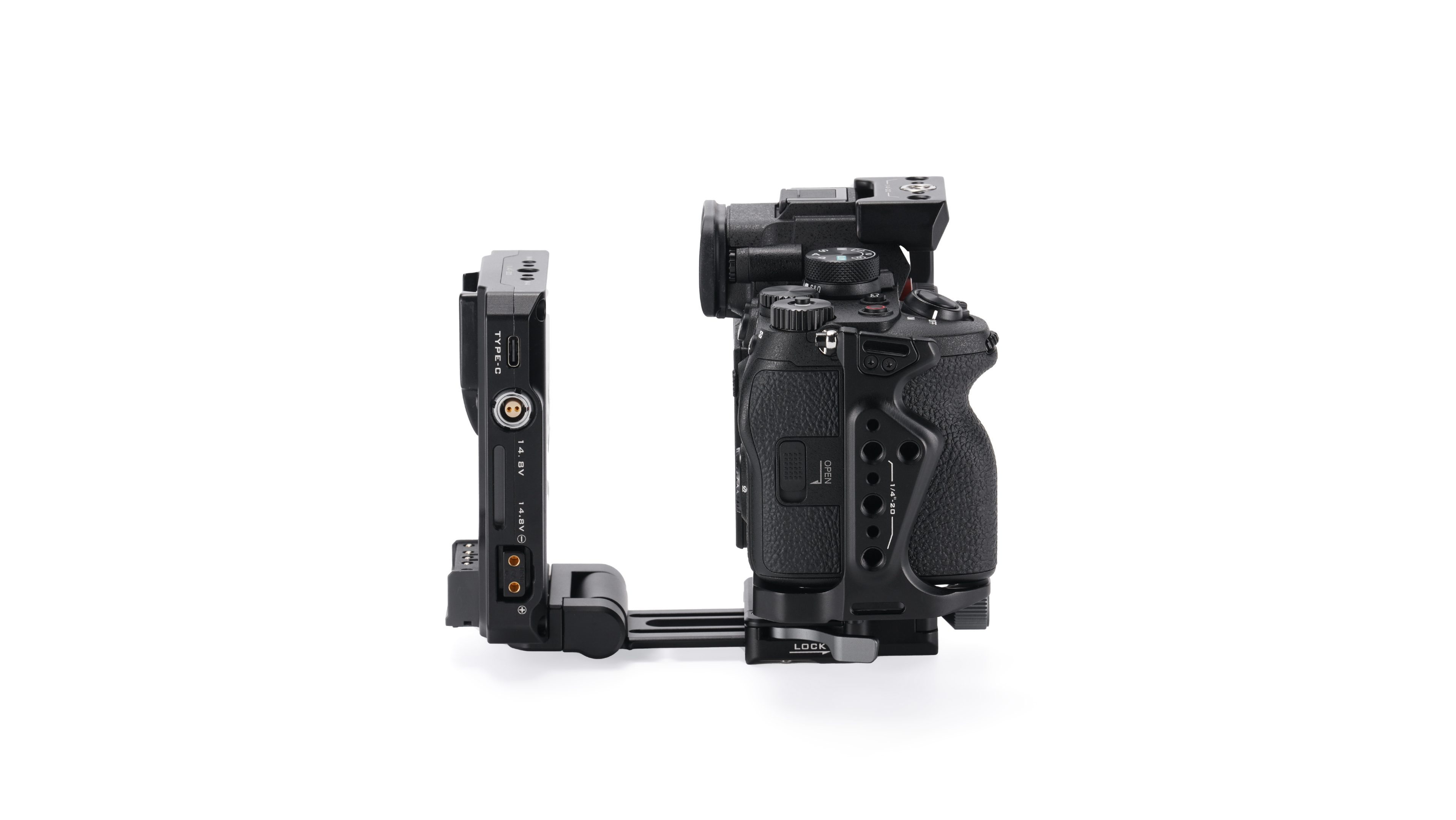 Camera Cage for Sony Alpha 7 V Power Kit - Black (a7V, a7IV, and