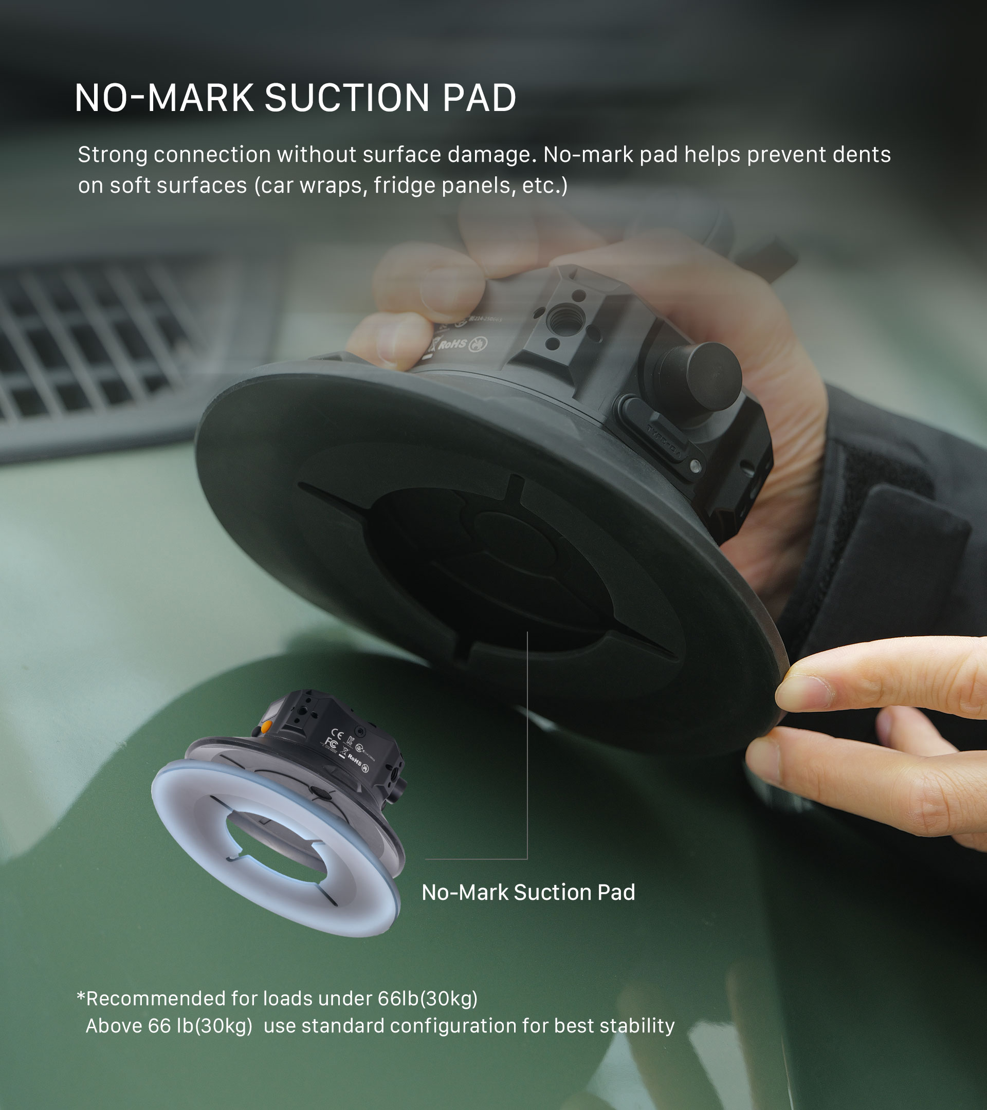 Hydra Electronic Suction Cup (6 Inch) | Tilta