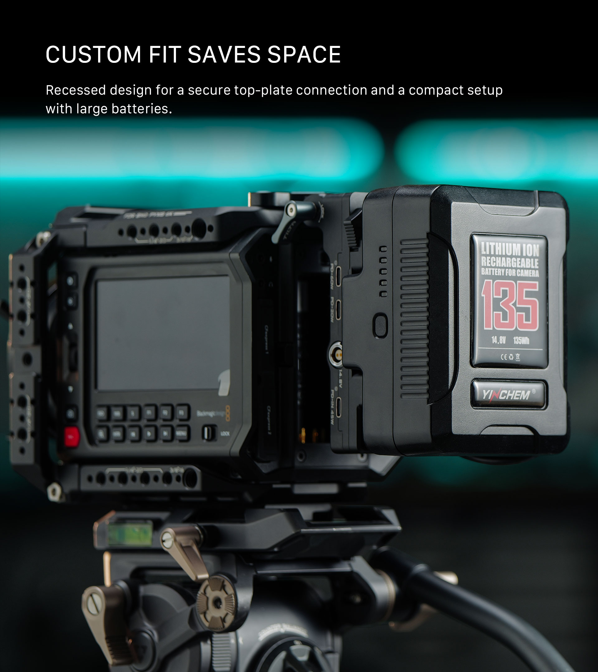 Foldable Battery Plate for Blackmagic PYXIS 6K/12K | Tilta
