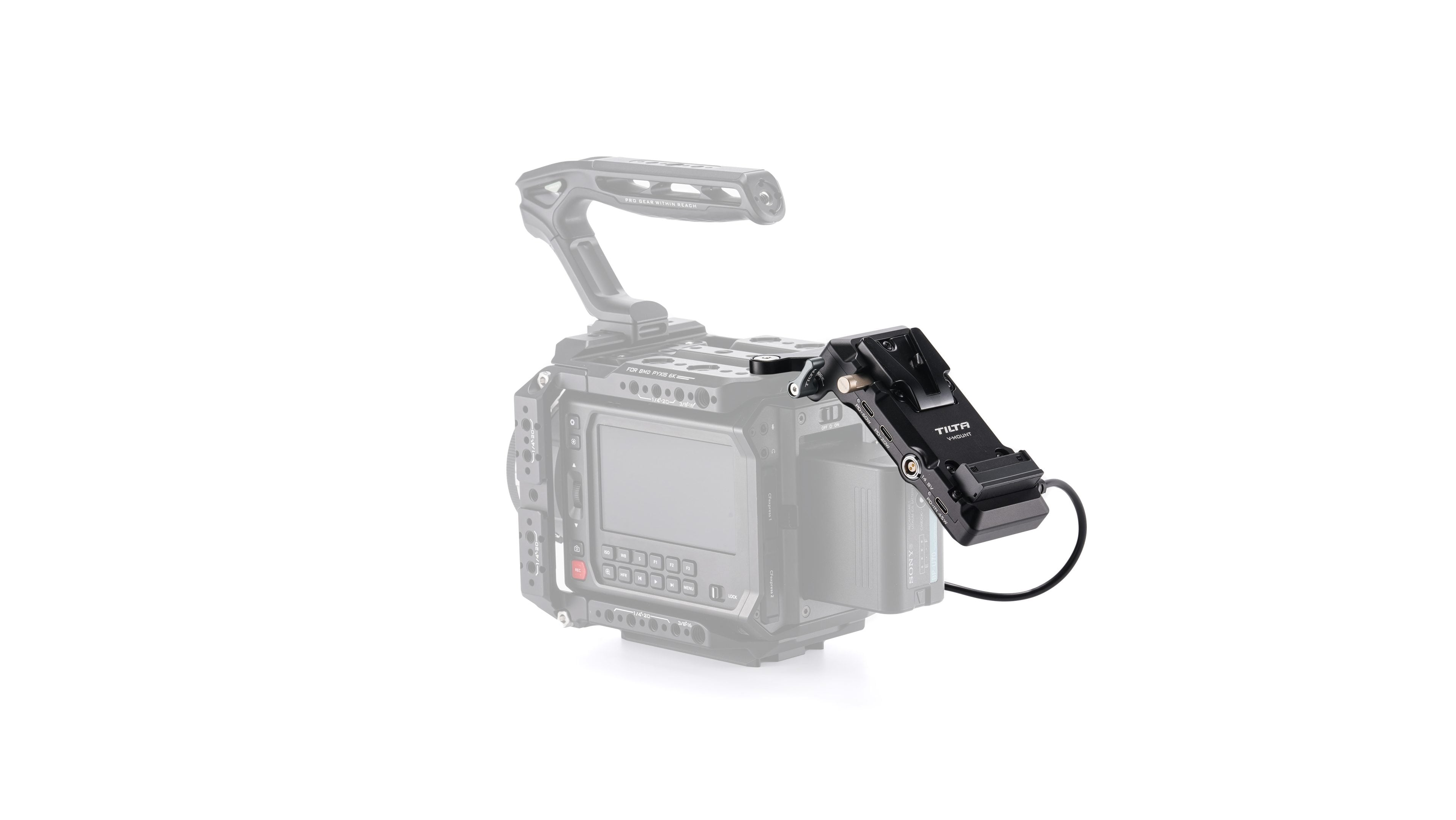 Foldable Battery Plate for Blackmagic PYXIS 6K/12K | Tilta