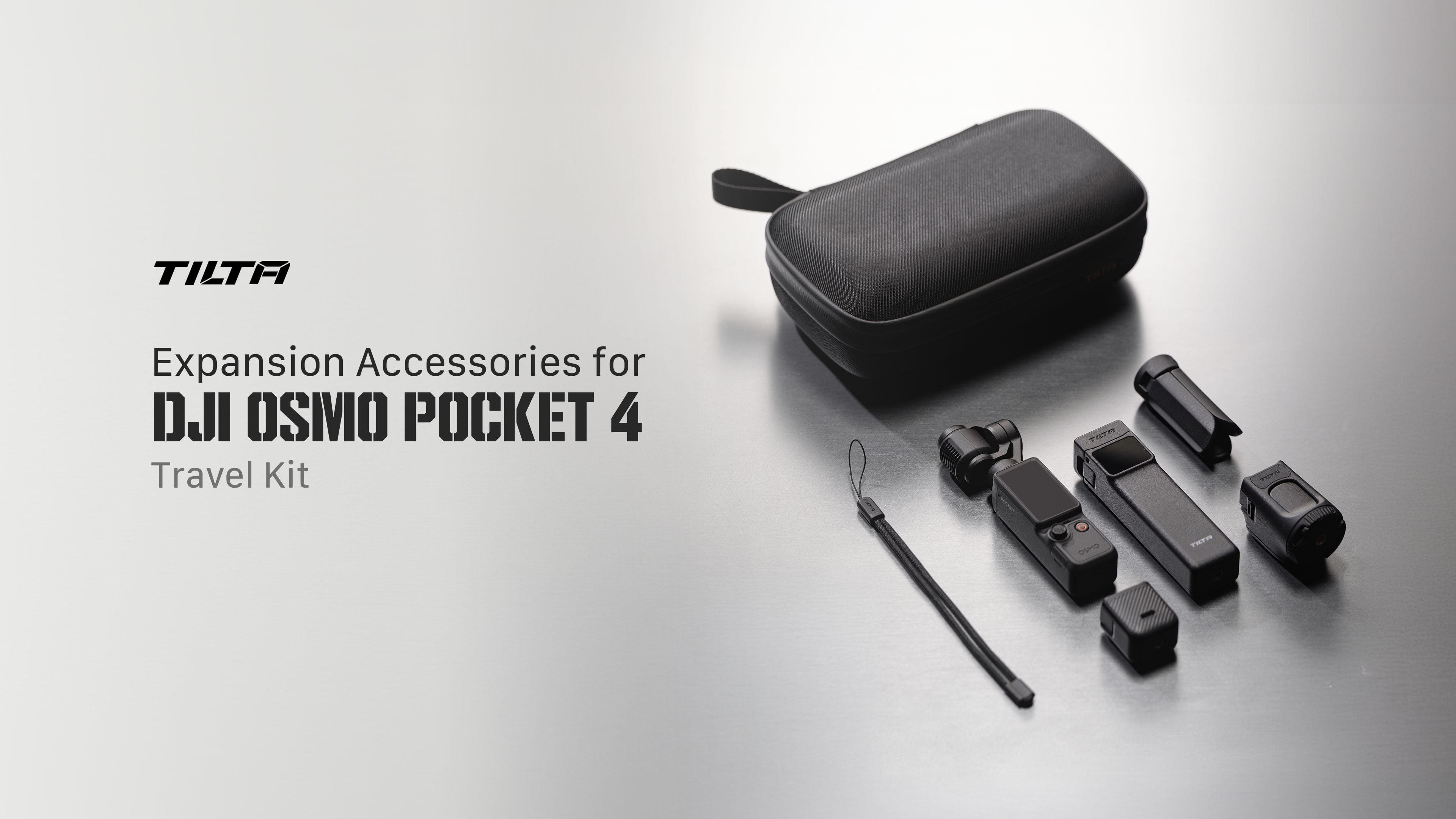 Tilta Expansion Accessories for DJI Osmo Pocket 4 Travel Kit | Tilta