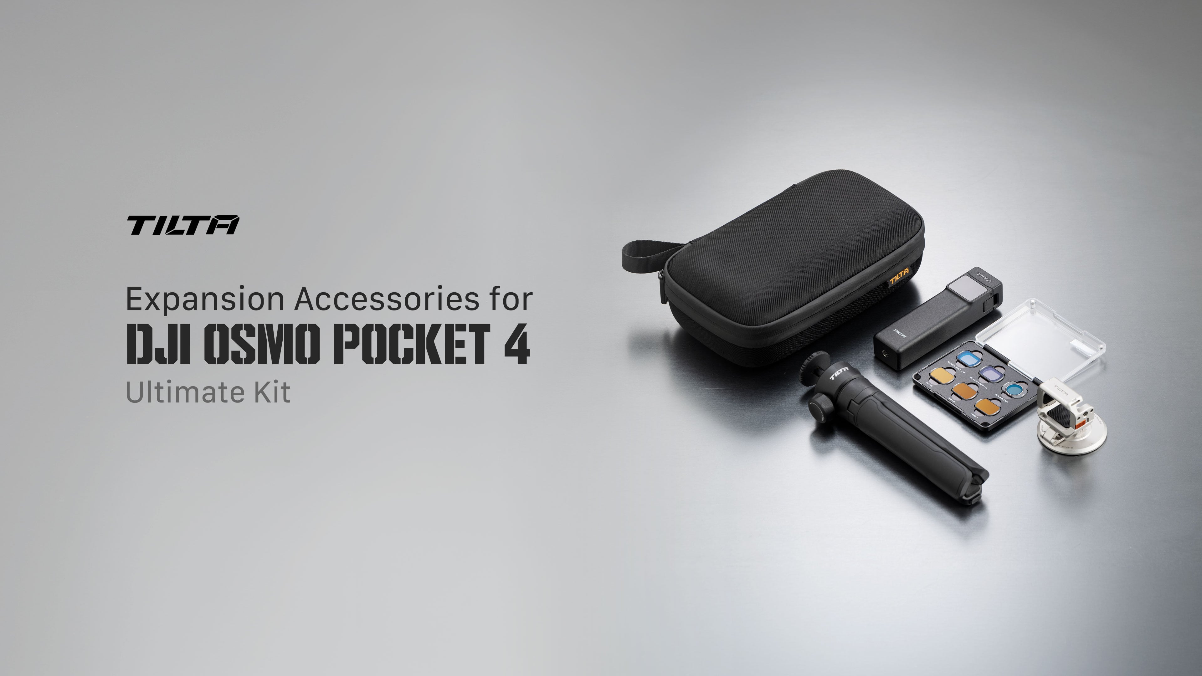 【新品】DJI Osmo Pocket+中古オプションパーツ Tilta Expansion Accessories for Osmo Pocket 4 Ultimate Kit | Tilta