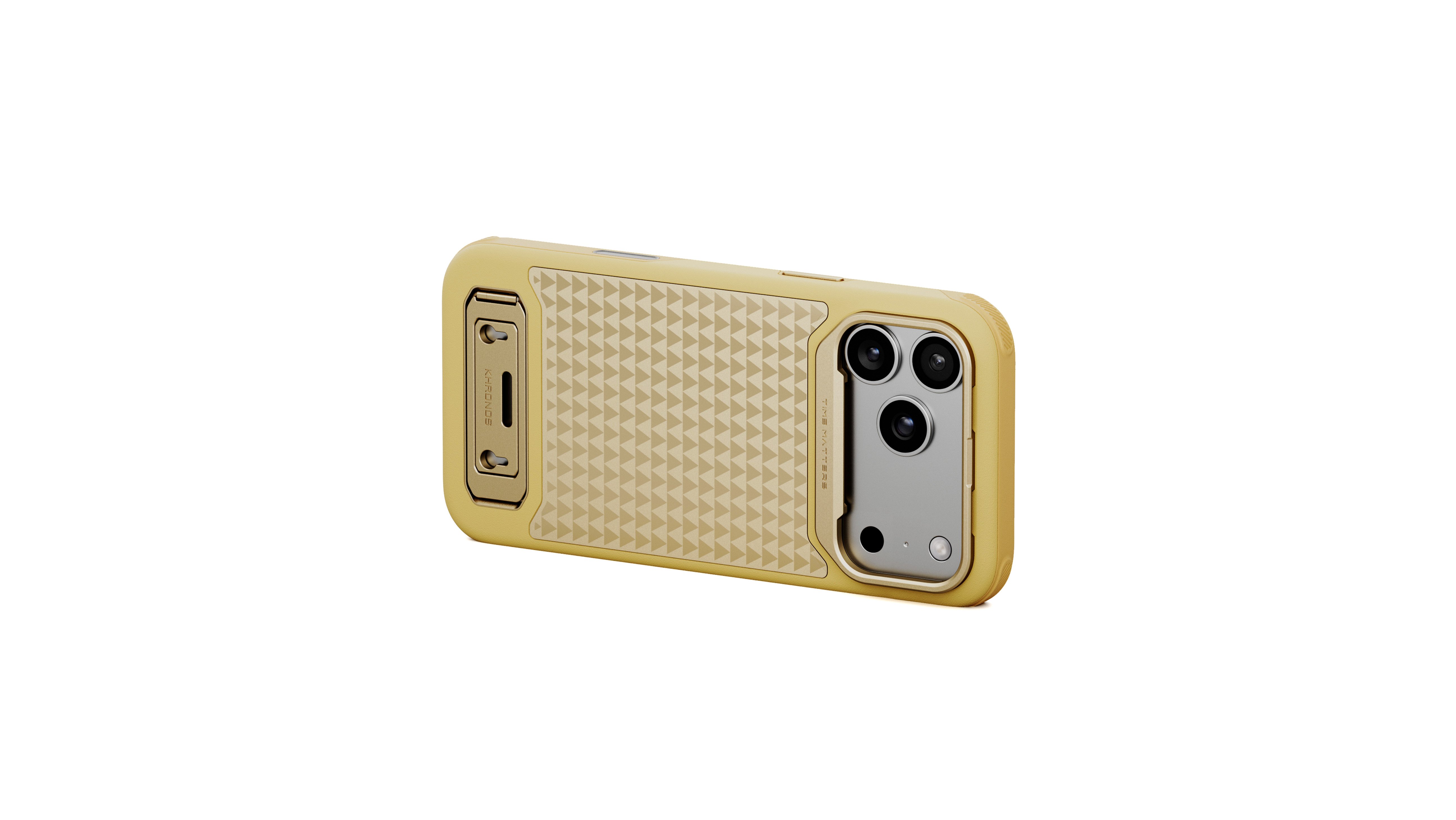Khronos Lite x On the Roam iPhone 17 Pro Max Case - Gold | Tilta