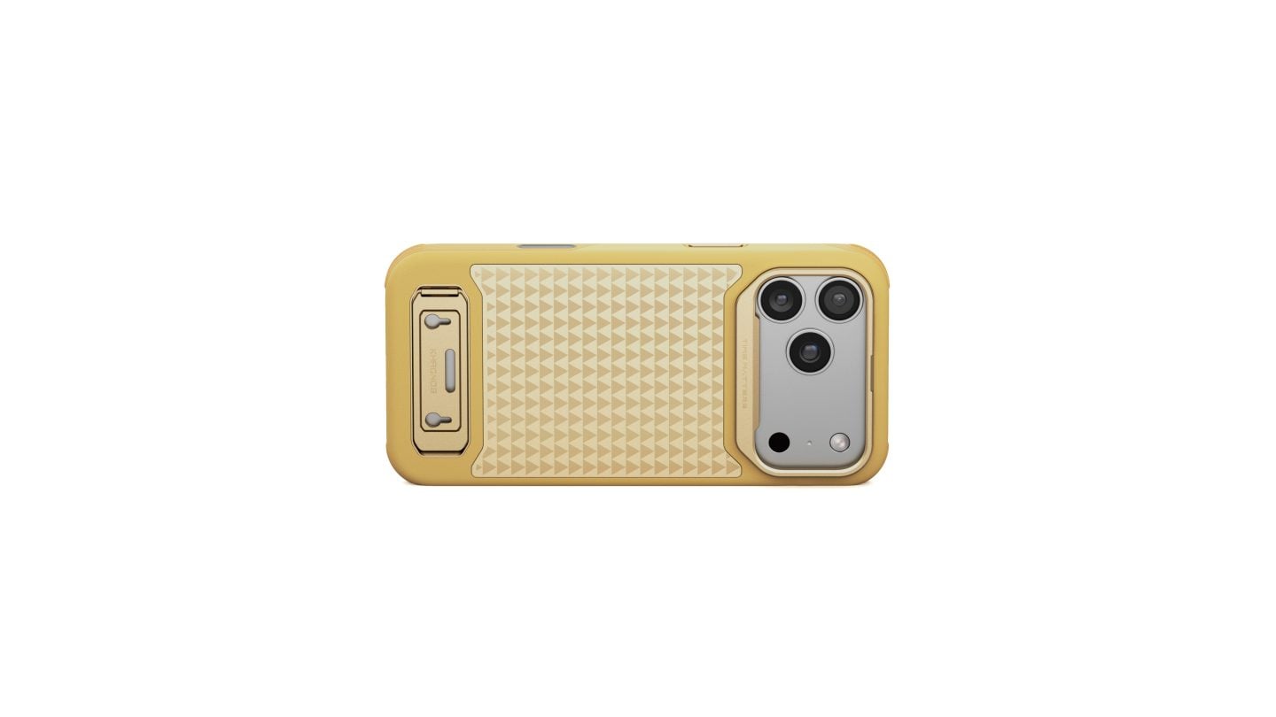 Khronos Lite x On the Roam iPhone 17 Pro Max Case - Gold | Tilta