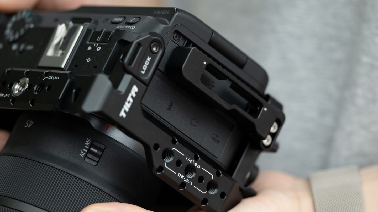 HDMI Cable Clamp for Canon R6 V - Black | Tilta