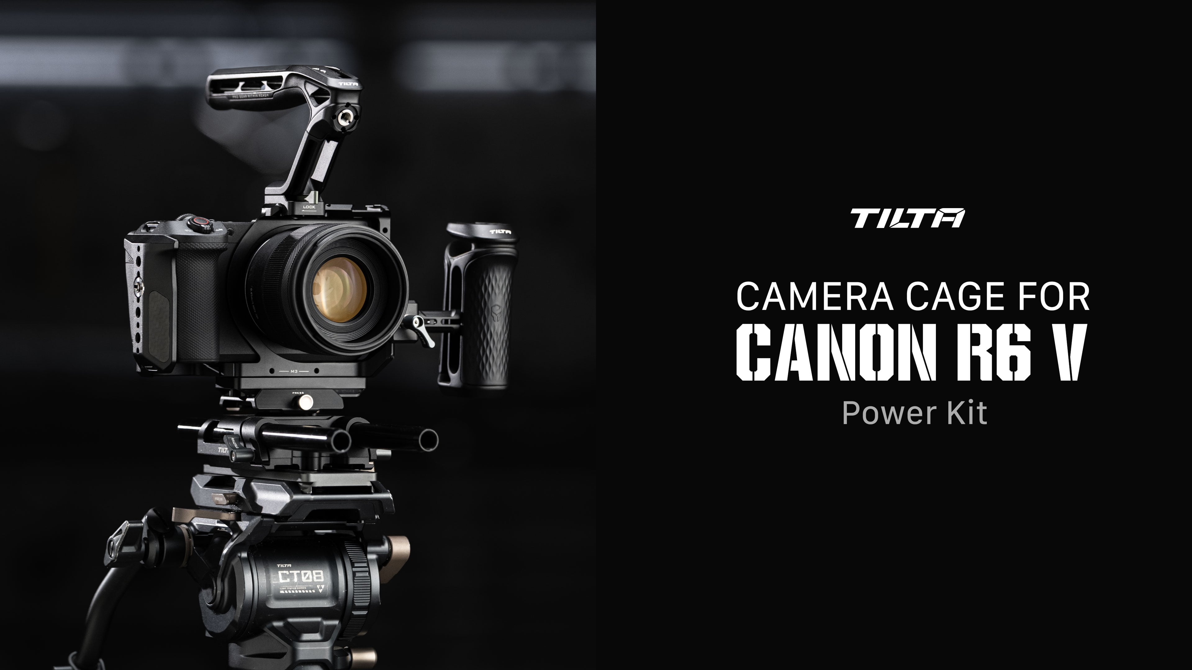 Camera Cage for Canon R6 V Power Kit - Black | Tilta