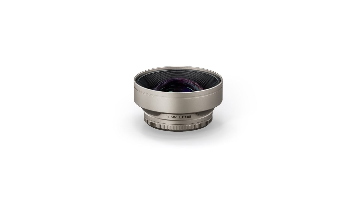 Tilta 16mm Wide Angle Lens for iPhone (T-Mount) - Champagne | Tilta